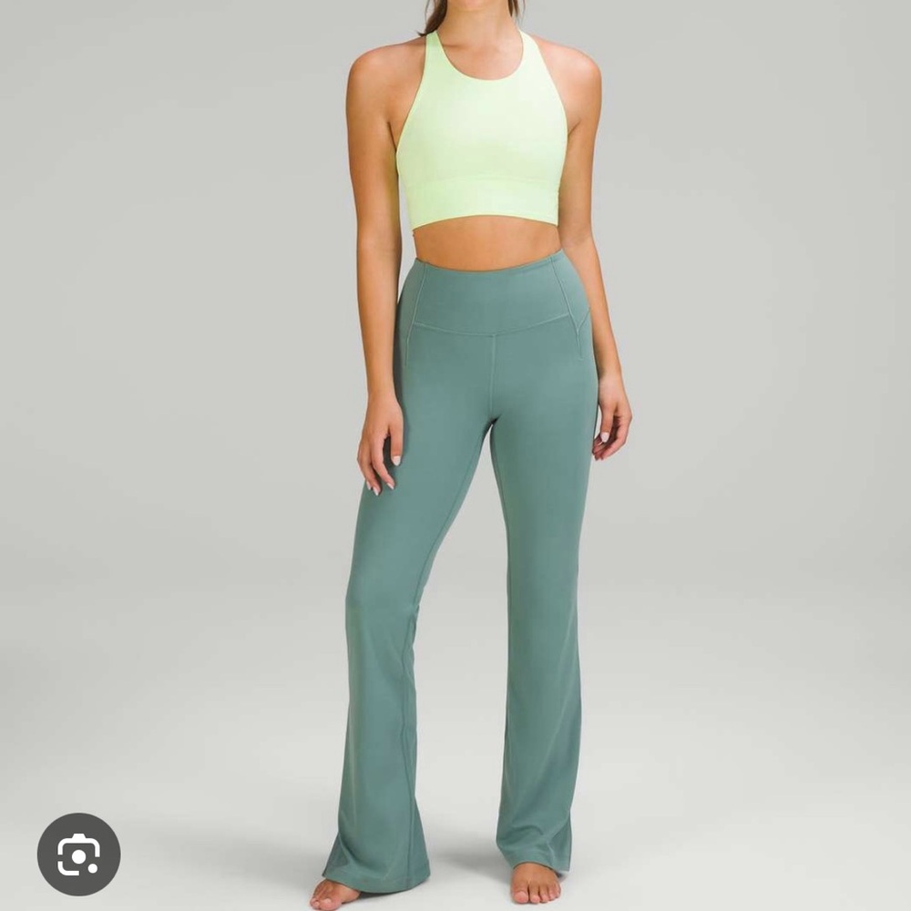 Lululemon grove high rise split hem pant